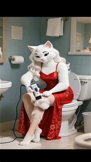 Cute Kitten 🐾 Copying Her Mother 😺 | Funny AI Cat Story #foryoupage #funny #cat #aicatstory #aivideo