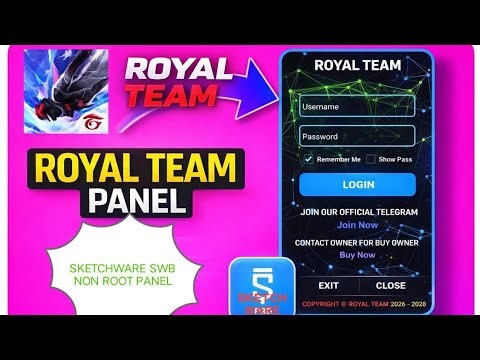 🤯🤯 OWN HOW TO MAKE FF PANEL FF MAX FREE NON ROOT PROJECT FREE | BY ROYAL TEAM OFFICIAL ✅