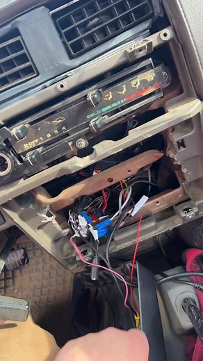 Inspecting an Old Car Audio System