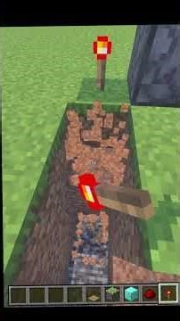 how to make a minecraft piston door #shortvideo #minecraft