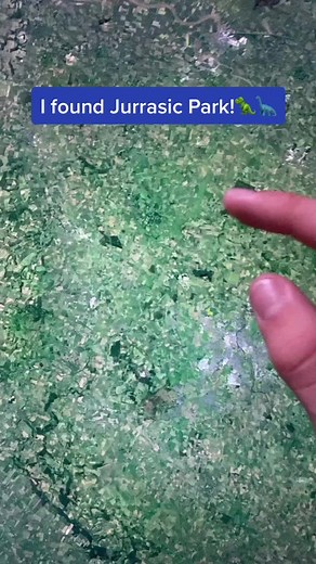 Exploring Jurrasic Park on Google Earth