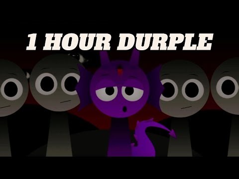 Sprunki Durple Swap Retextured Sound 1 hour | Horror Mod Full Video