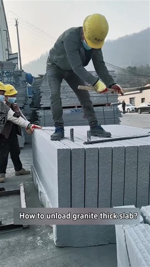 How to Unload a Thick Granite Slab Efficiently