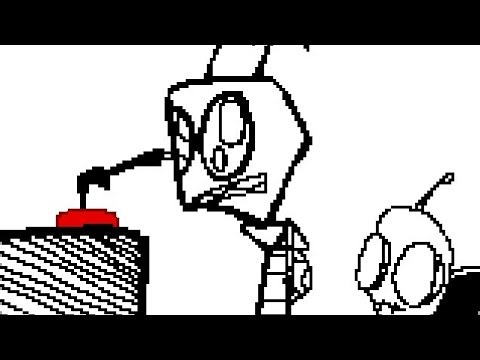 Invader Zim is a Crazy Weirdo (And he's calling you) animation