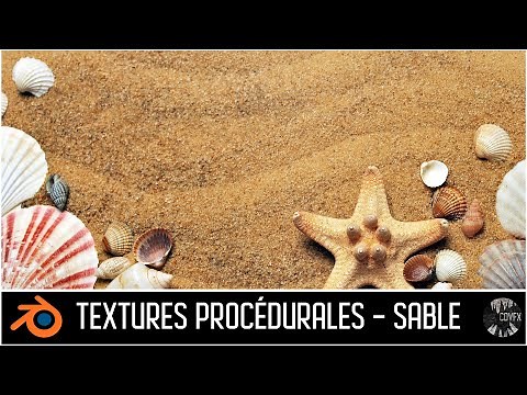 Blender - Textures Procédurales - Le Sable