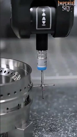 How Automated CMM Probes Measure High-Precision Machined Metal Parts!