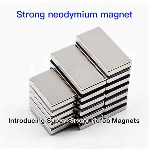 Industrial Magnetic Materials Stron Magnet NdFeB N35 N40 N45 N48 N50 N52 Powerful Rectangular Block Bar Square Neodymium Magnets