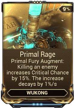 Primal Rage - WARFRAME Wiki