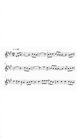 Perfect - Ed Sheeran | Clarinet Sheet Music #sheetmusic #shots #tutorial #clarinet