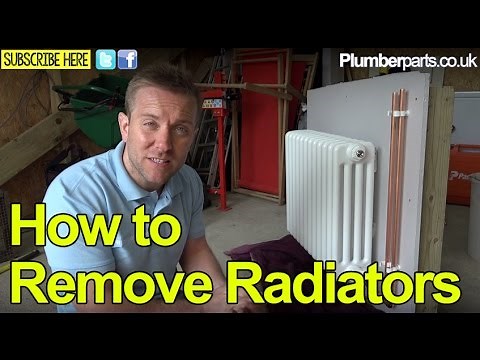 REMOVE A RADIATOR FOR PAINTING A WALL- Plumbing Tips