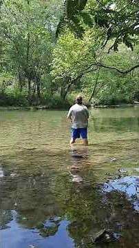 Caddo River fishing and using the fly rod‪@fourjhuntingandfishing‬ #fishing #fish #bass #flyfishing