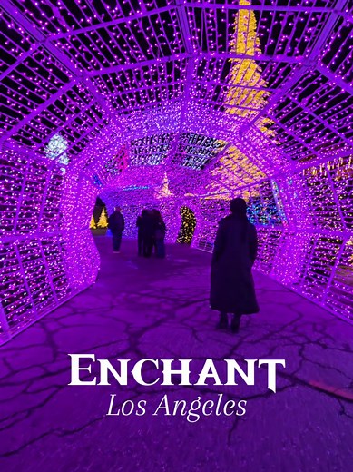 ✨​The World’s Largest Christmas Light Maze has officially taken over Los Angeles✨ Enchant Christmas has transformed Arcadia into a glowing winter wonderland, and it is the ultimate holiday photo op. ​What to expect: ❄️ Navigate the massive