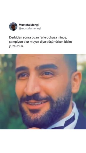 Mustafa Mengi on Instagram: "Belli olmaz bu işler. #beşiktaş #besiktas #fenerbahçe #galatasaray #trabzonspor #sampiyonluk #mustafamengi1903"