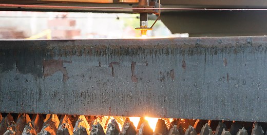 How to cut 150mm thick metal plate?