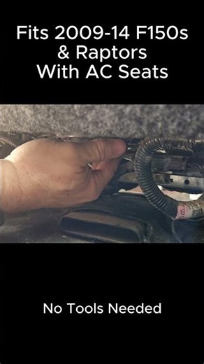 2009–2014 F150 & Raptor AC Seat Filter Install (Quick Version)