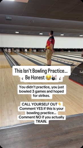 Tim B. Bowling | Most bowlers think bowling practice = just throwing full games… but that’s not how you improve. 😂 Be honest, is THIS your bowling practice?... | Instagram