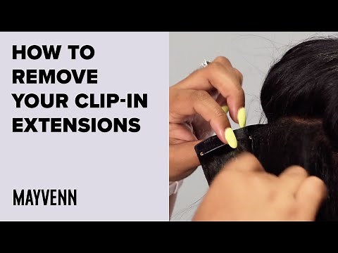 Hair To Remove Your Clip-In Extensions