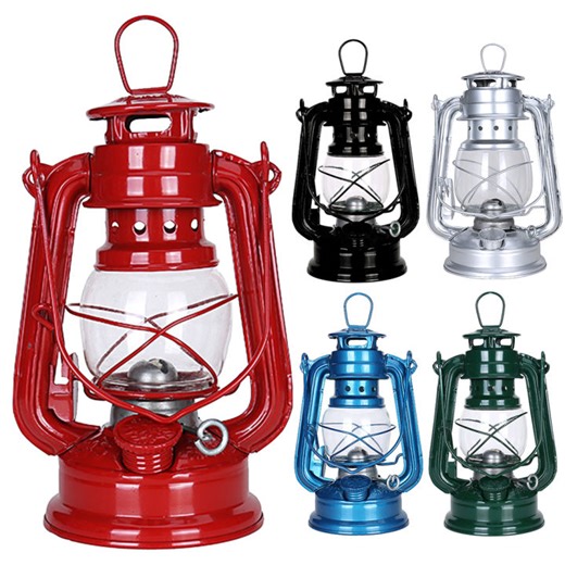 Ueb Official Mall ✪ Vintage Fuel Camping Lanterns Metal Kerosene Lantern Hurricane Table Lamps with Handle for Patio Decoration | Lazada PH