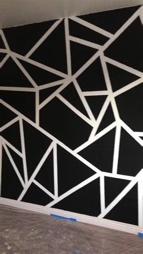 Triangular Wall Painting Ideas