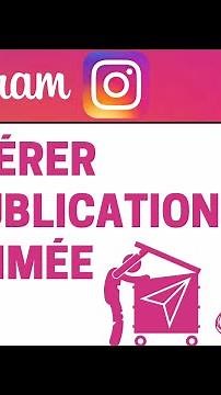 Récupérer une publication Instagram Supprimée