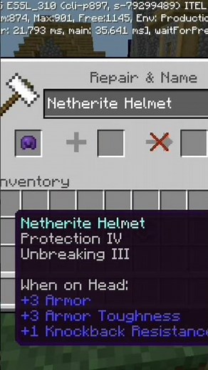BEST ENCHANTMENTS OF HELMET IN MINECRAFT