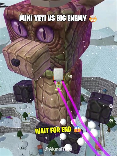 Mini Yeti vs Big Enemy 👀 Super Bear Adventure Dino #superbearadventure