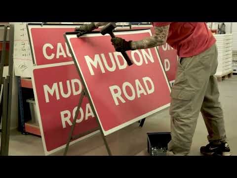 Temporary Roadworks Signs | Durable Zintec Traffic Management Solutions