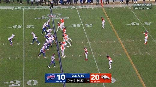 Can't-miss play: Nik Bonitto strip-sacks Josh Allen inside Bills' 20-yard line
