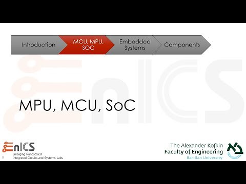 SoC 101 - Lecture 1b: MPU, MCU, and SoC