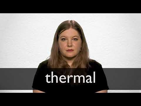 How to pronounce THERMAL in British English