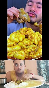 ASMR: EATING SPICY MUTTON CURRY🔥 BASMATI RICE || #shorts #mukbangn#asmreating #mukbangasmr #asmr