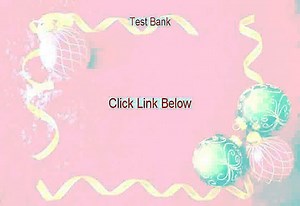 Test Bank Download (Free of Risk Download)