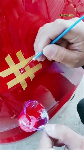 Easy Fix for Deep Paint Scratches. #youtubeshorts