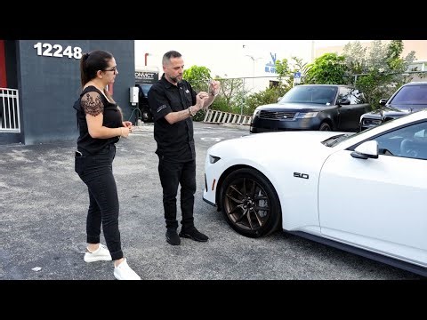 Part 1 - Leslie Perez comes to The Auto Firm to customize her new Ford Mustang GT with Alex Vega