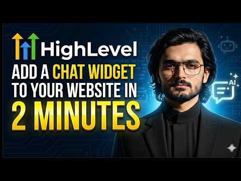 GoHighLevel AI Chat Widget Complete Setup 2026 (Live Chat + AI Agent Full Tutorial)