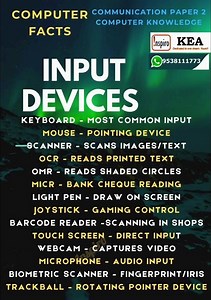 Input Device|Keyboard|Mouse|Scanner|OCR|MICR|INSPIRO Communication Paper2|KEA Paper 2|Computer Facts