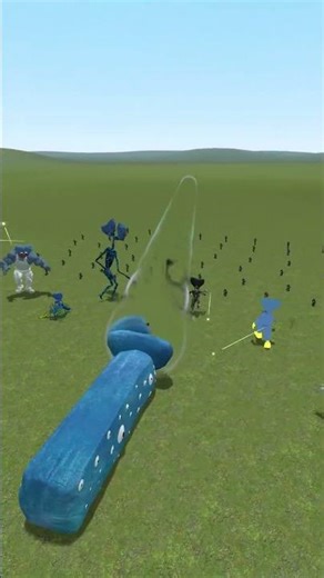 ALL HUGGY WUGGY VARIANTS VS ARMY IN GARRY'S MOD #poppyplaytime #garrysmod
