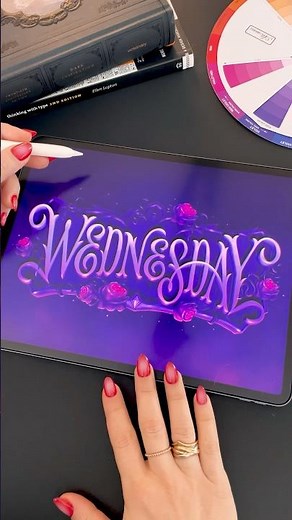 The Wednesday logo reimagined 🪦🖤