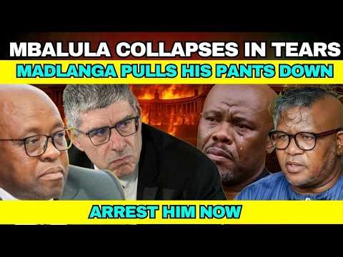 Mbalula COLLAPSES in Tears as Madlanga Pulls His COLLAR Down LIVE!