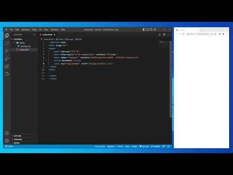 Etiqueta LINK y VINCULAR el HTML con un ARCHIVO CSS 2023 😱