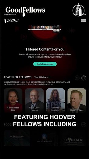Introducing Hoover Plus: Hoover Content, Your Way #HooverInstitution #HooverPlus #Hoover+
