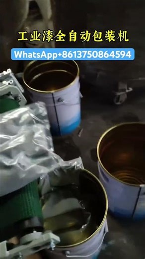 Industrial paint packaging machine