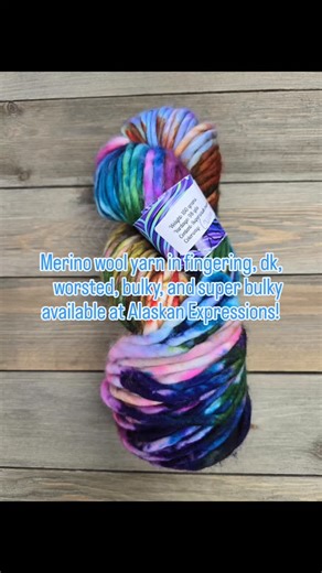 Alaskan Expressions on Instagram: "Some of my favorite colorways available at Alaskan Expressions! I have 2 AMAZING yarn dyers here in the shop @dancingskiesfiberarts and @juneauwoolies all beautiful handdyed yarn made right here in Alaska! It's -40 again today. If the cold has you just wanting to sit and relax and work on a new project this cold winter, come get a skien of yarn for your needles and hooks today! Open Tuesday-Thursday 12-6pm. #handdyedyarn #fiberarts #newproject #yarn #merinowool
