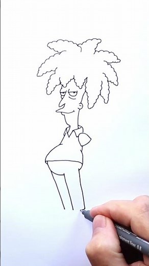 Let's draw Sideshow Bob (The Simpsons)
