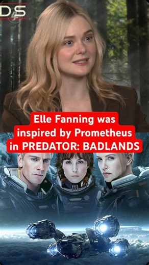 68K views · 3K reactions | ‘PREDATOR: BADLANDS’ actor Elle Fanning talks about becoming a synthetic in the Predator/Alien franchise #predatorbadlands #predator #alien #ellefanning | DiscussingFilm | Facebook