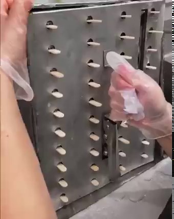 This ice pop machine is probably our FAVORITE invention ever 😮 This strawberry flavor looks soooo delish, La Michoacana PLUS! 🍓🍓 | Food Network