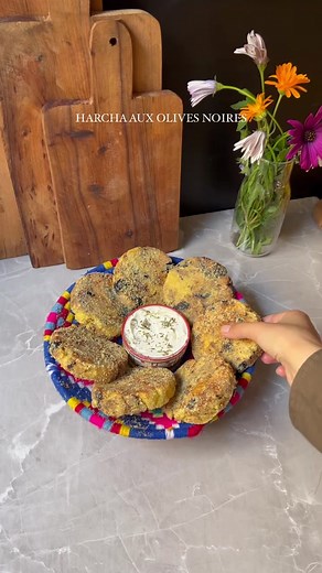 Recette de Harcha aux Olives Savoureuse