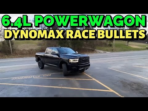 2020 RAM 2500 6.4L HEMI V8 EXHAUST w/ DYNOMAX RACE BULLET!