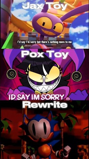 JAX TOY VS POX TOY VS REWRITE # #fnaf #viral #viral #roblox #bloopers #fnafroblox #tadc #shorts #new