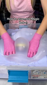 Peachybbies | I never get tired of making Magic Boba, it’s so dreamy n pretty ☁️🧋 - Check out this slime and all the new ones we’re adding tonight at 7pm... | Instagram